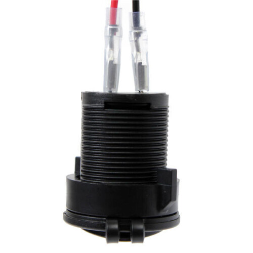 12/24V Socket Dual USB Spliter Charger Adapter Motorcycle 2