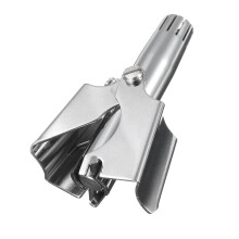 Manual Nose Face Ear Hair Trimmer Removal Cutting Clipper Stainless Steel