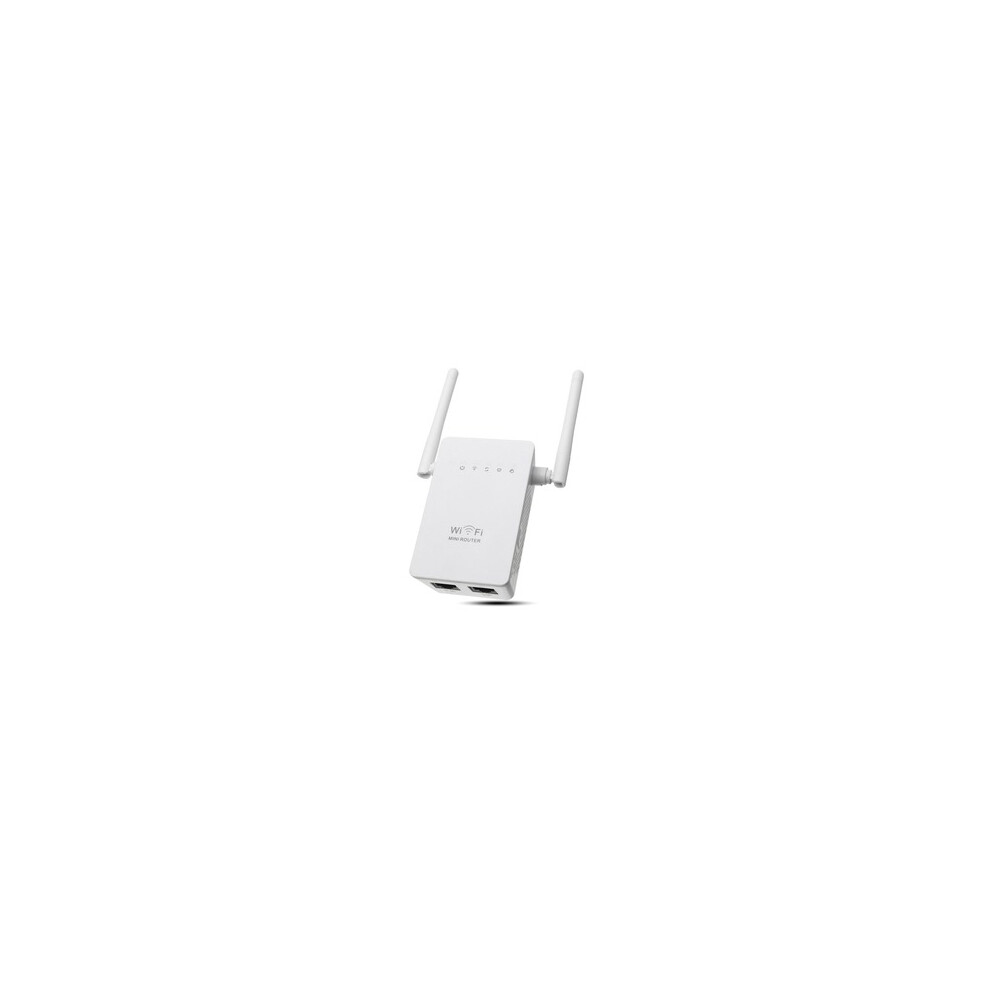 300Mbps 802.11 Dual Antennas Wireless Wifi Range Repeater Booster Ap Router Uk Plug 4151093652501