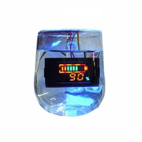 DC6-120V Waterproof Electricity / Voltage / Temperature Three-in-one Table Vehicle Multi-function Meter 1