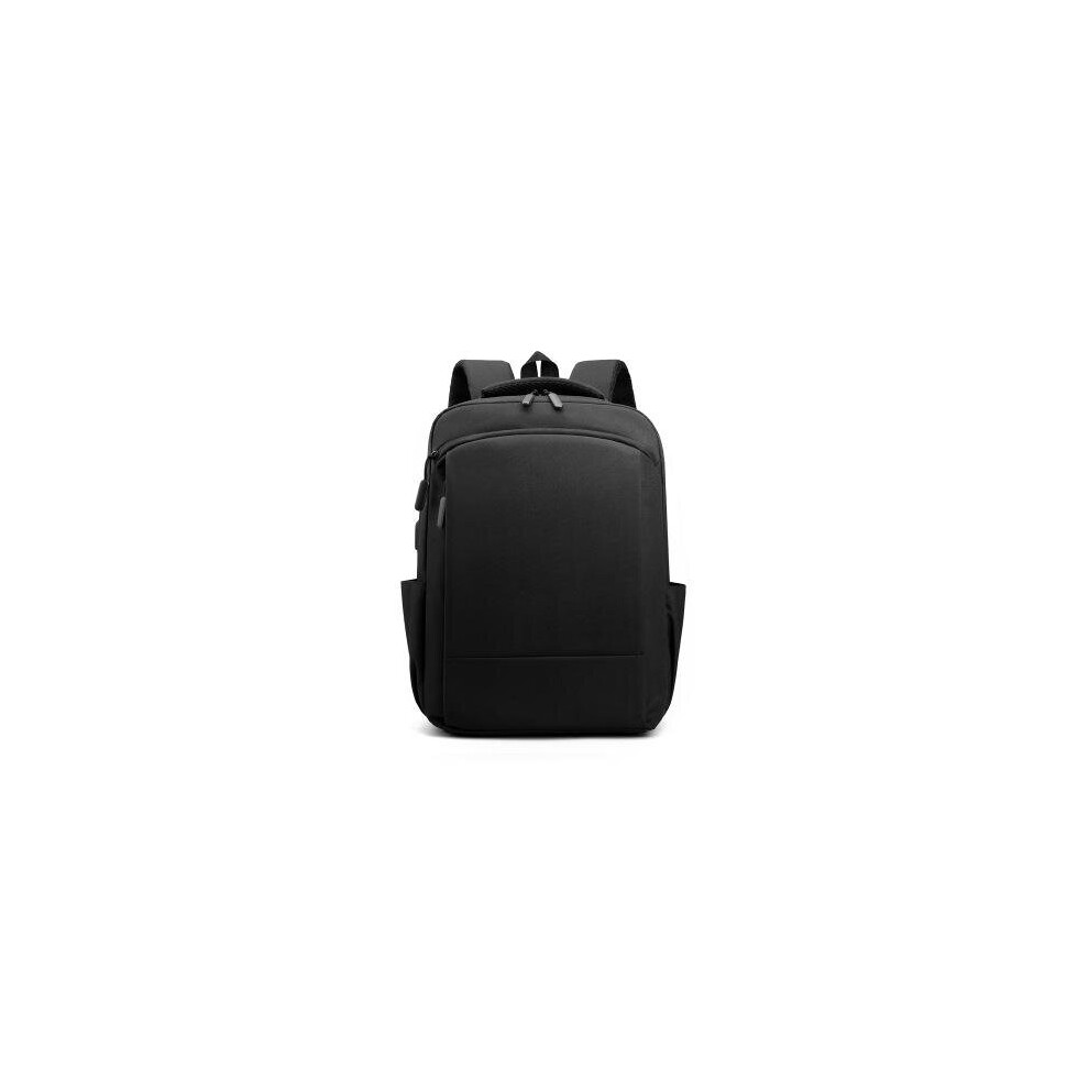 Simple Fashion Casual Large Capacity Waterproof Usb Chargering Laptop Bag Black 4151093614639
