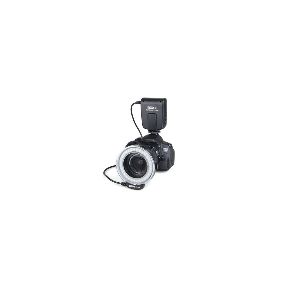 Fc-100 Manual Led Macro Ring Flash Video For Canon For Nikon Digital Dslr Camera Light 4151093605804