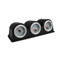 52mm 3 in 1 Triple Turbo Boost Water Temperature Oil Pressure Gauge Meter