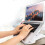 Notebook Laptop Tablet Stand Desktop Cervical Office Computer Lift Portable Bracket Radiator Shelf 3