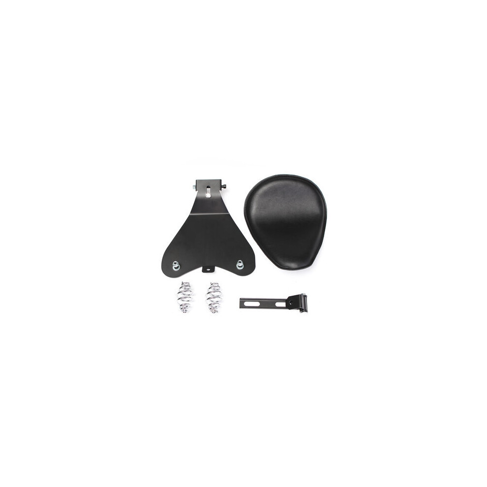 Leather Solo Seat Base Spring Bracket Kit For Harley Sportster Bobber Chopper Black 4191026508673