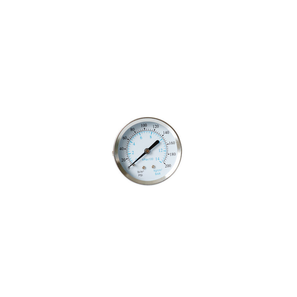 Ts-Y60z8-14Kg/Cm² 63Mm 0-14Kg/Cm² 0-200Psi Dial 1/8 Npt Pressure Gauge 6901722560671