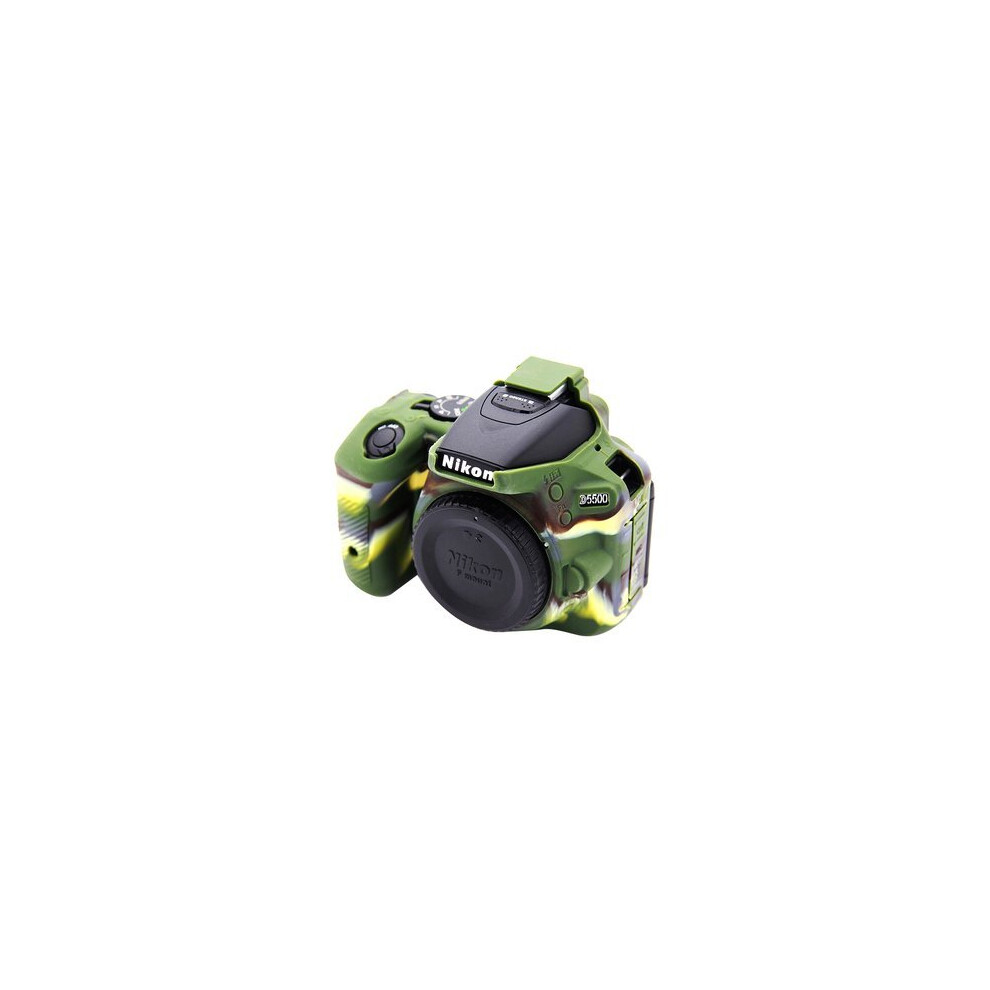 Pu7114 Soft Silicone Protective Case For Nikon D5500 D5600 Dslr Camera 4151093604685