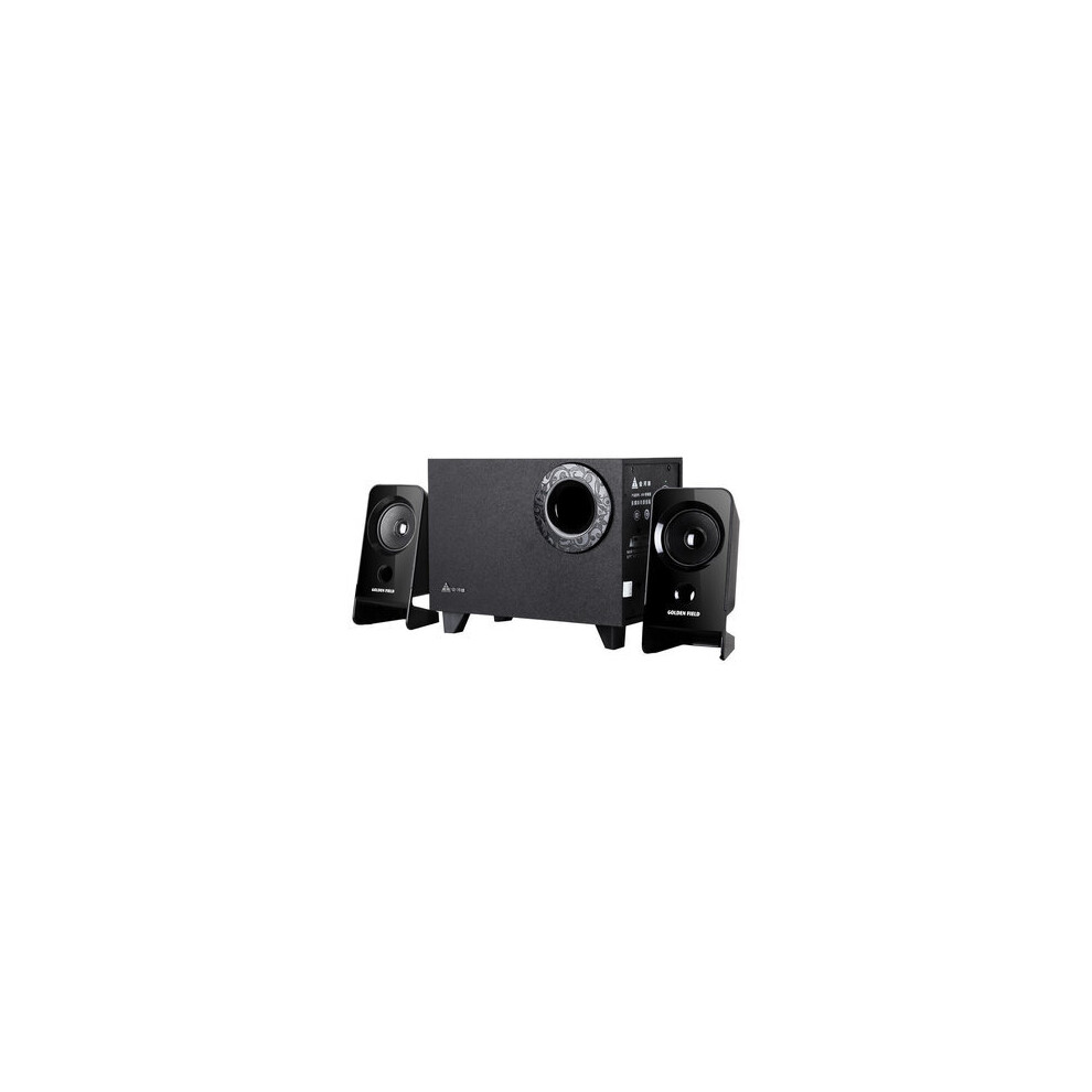 Wooden Audio Subwoofer Computer Speaker 2.1 Channel Stereo Speakers 4191026543148
