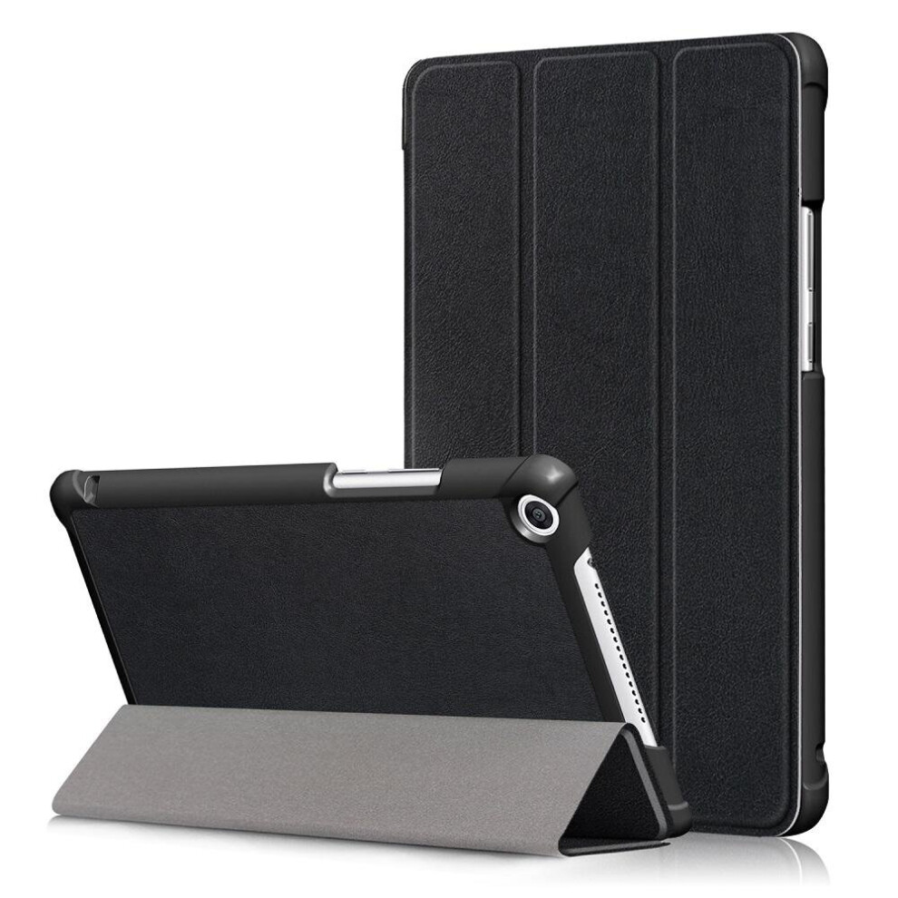 Tri Fold Case Cover For 8 Inch Huawei Honor 5 Tablet Black 4151093618231