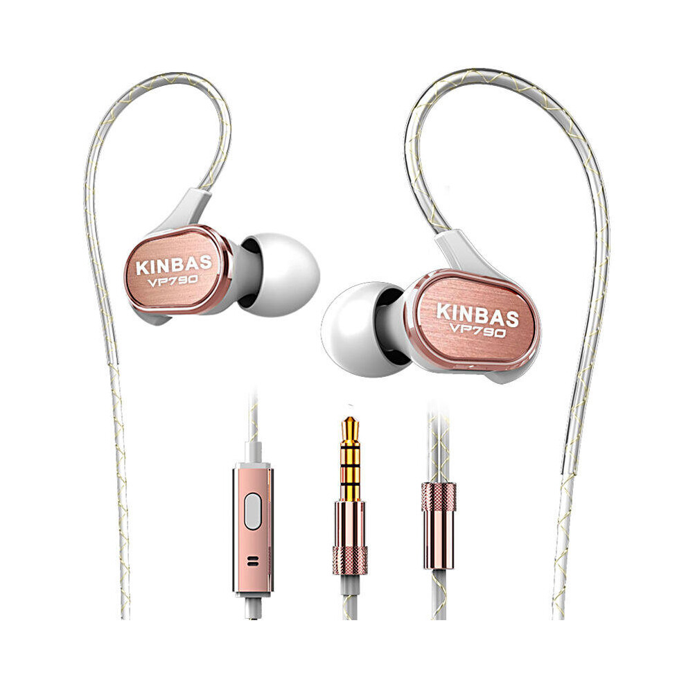 Vp790 3.5Mm Wired Control Hifi Deep Bass In-Ear Metal Earphone With Builit-In Mic Black 840079133342
