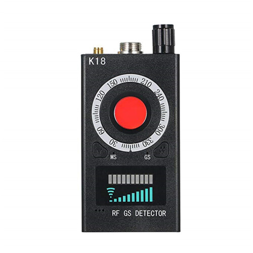 K18 RF Signal Camera Detector GSM Camera Audio Bug Finder GPS Full-Range Scan 2