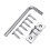 Automatic Closing Door Closer Fire Rated Stainless Steel Surface AdjustablE-mounted 6