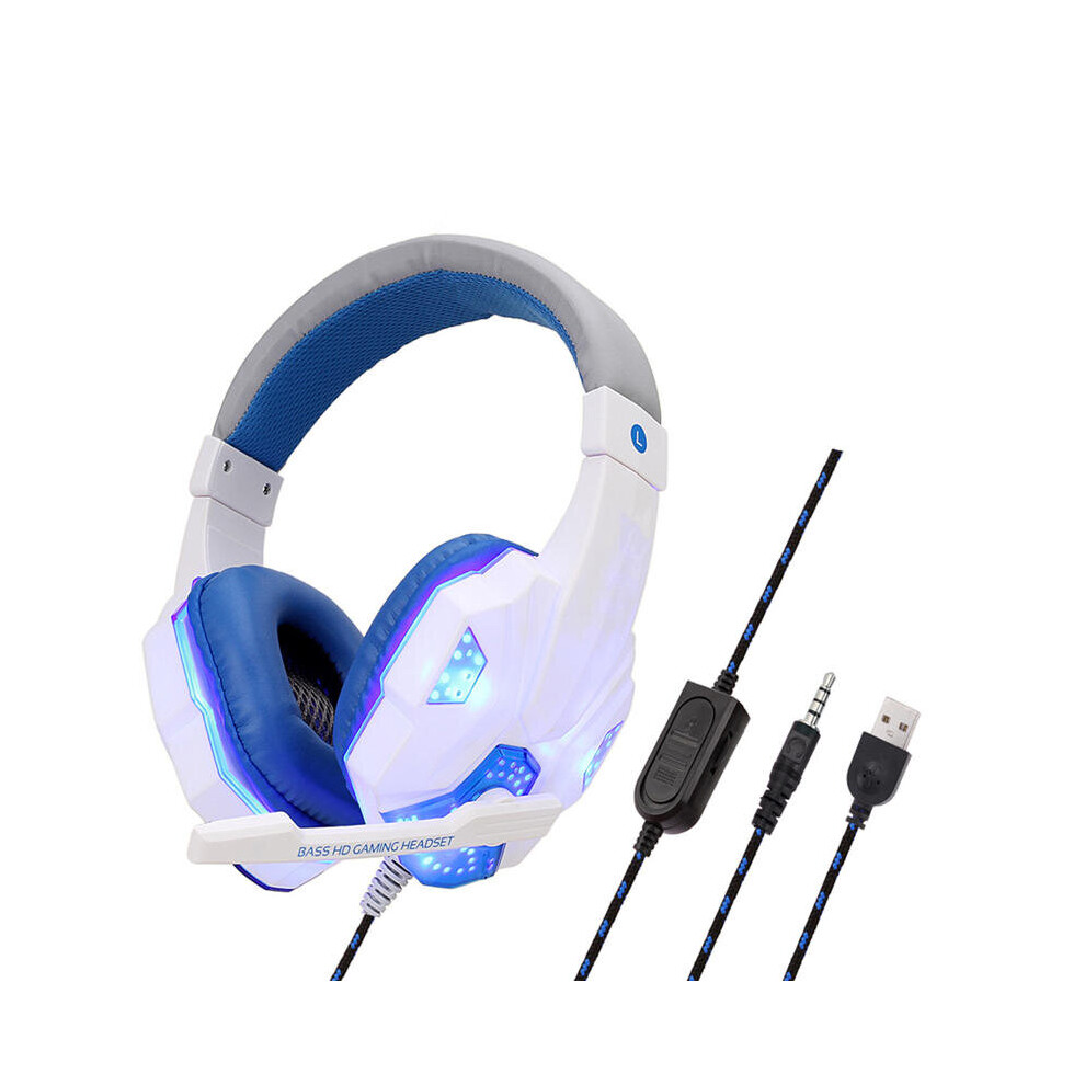 3.5Mm Led Gaming Headset Mute Headphone With Microphone For Ps4 Switch Laptop Game 4151093634026