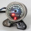 Motorcycle Odometer Speedometer LCD Digital Gauge W/ Light USB Charger Interface 5