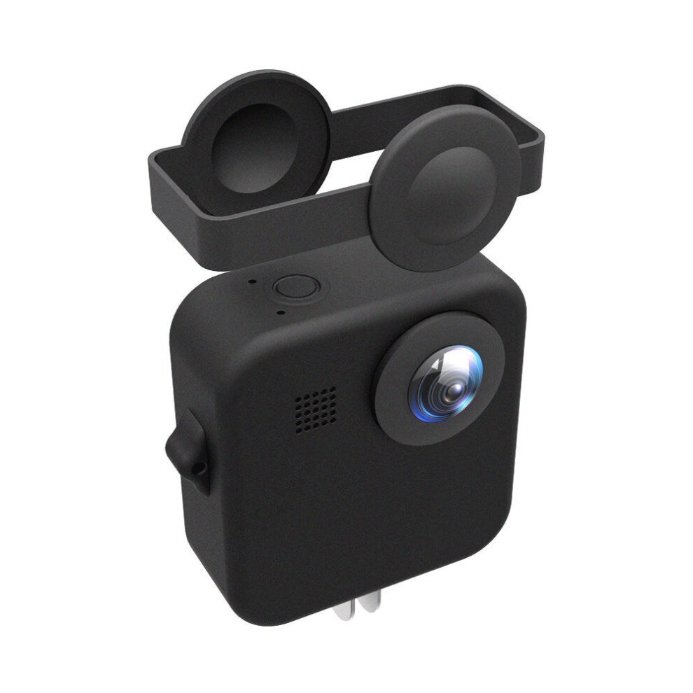 Protective Soft Case Shell With Lens Cap For Gopro Max Action Sports Camera Black 4151093614066