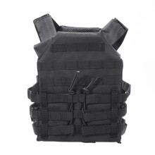 Lightweight Plate Carrier Tactical Vest Military Hunting Airsoft Combat Portable BLACK COLOR