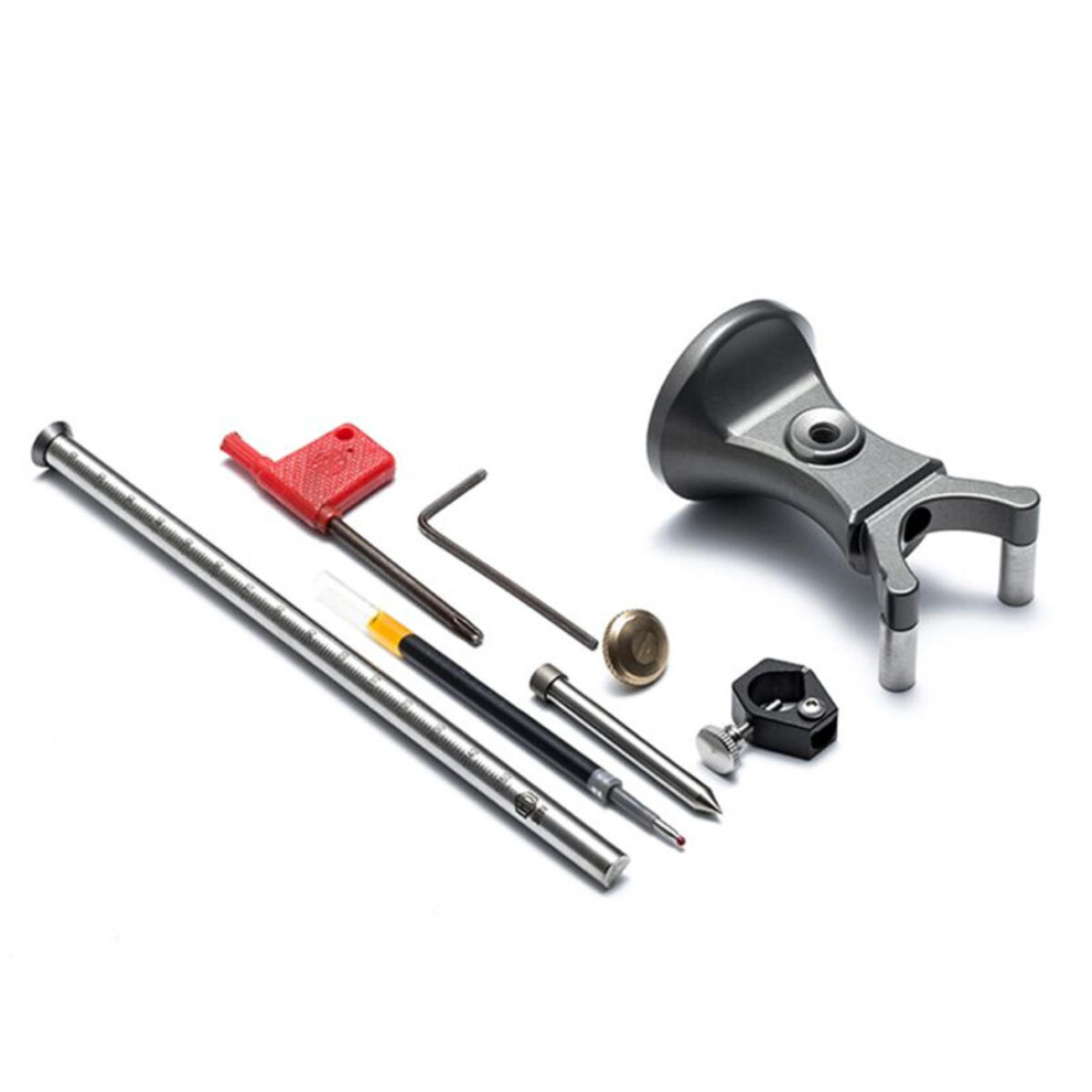 Aluminum Alloy Stainless Steel Woodworking Linear Arc Dual-Purpose Scriber Parallel Line Drawing Diy Tools 6901722569230