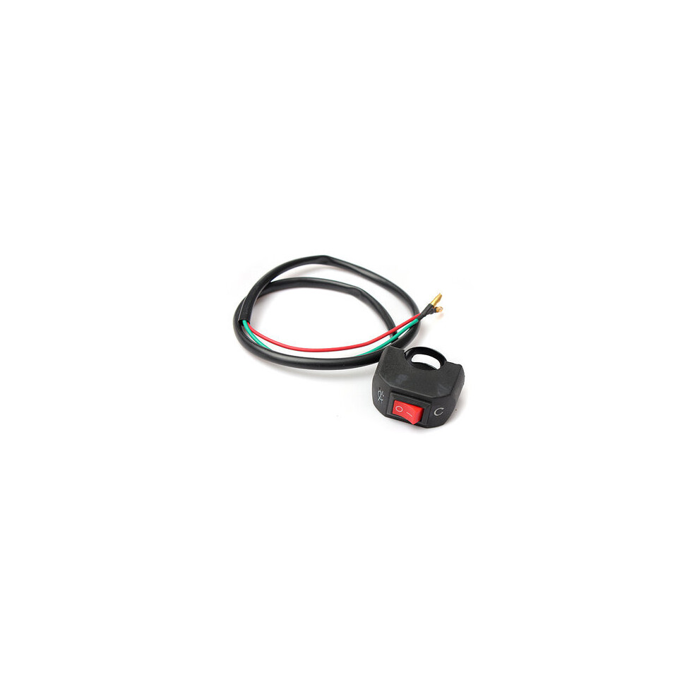 3 Pcs Universal Handlebar Motorcycle Kill Switch On/Off Button 840079313706