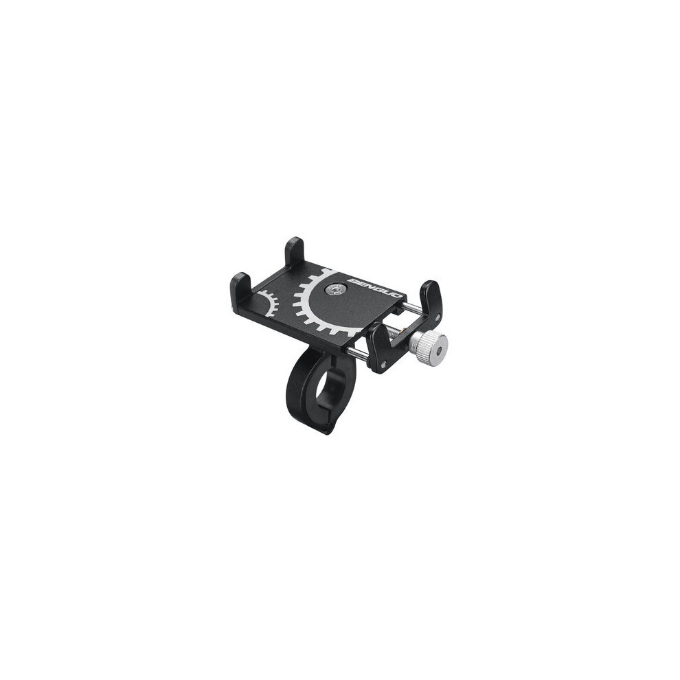 3.5-6.2 Inch Phone Gps Holder Handlebar Mount Aluminum Universal For Motorcycle Bike Scooter Color Black 840079316875