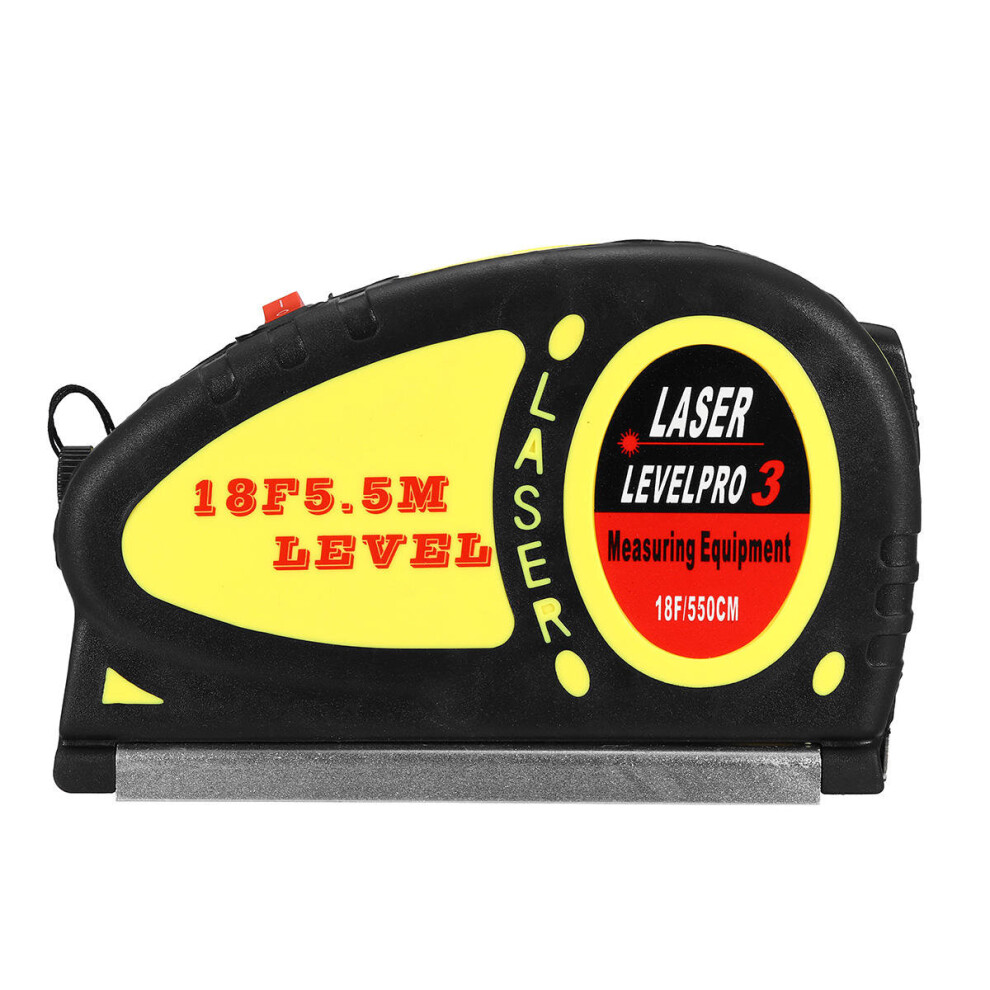 Spirit Laser Level With 5.5M Measure Tape Horizontal Vertical Line Ruler Aligner 6901722550313