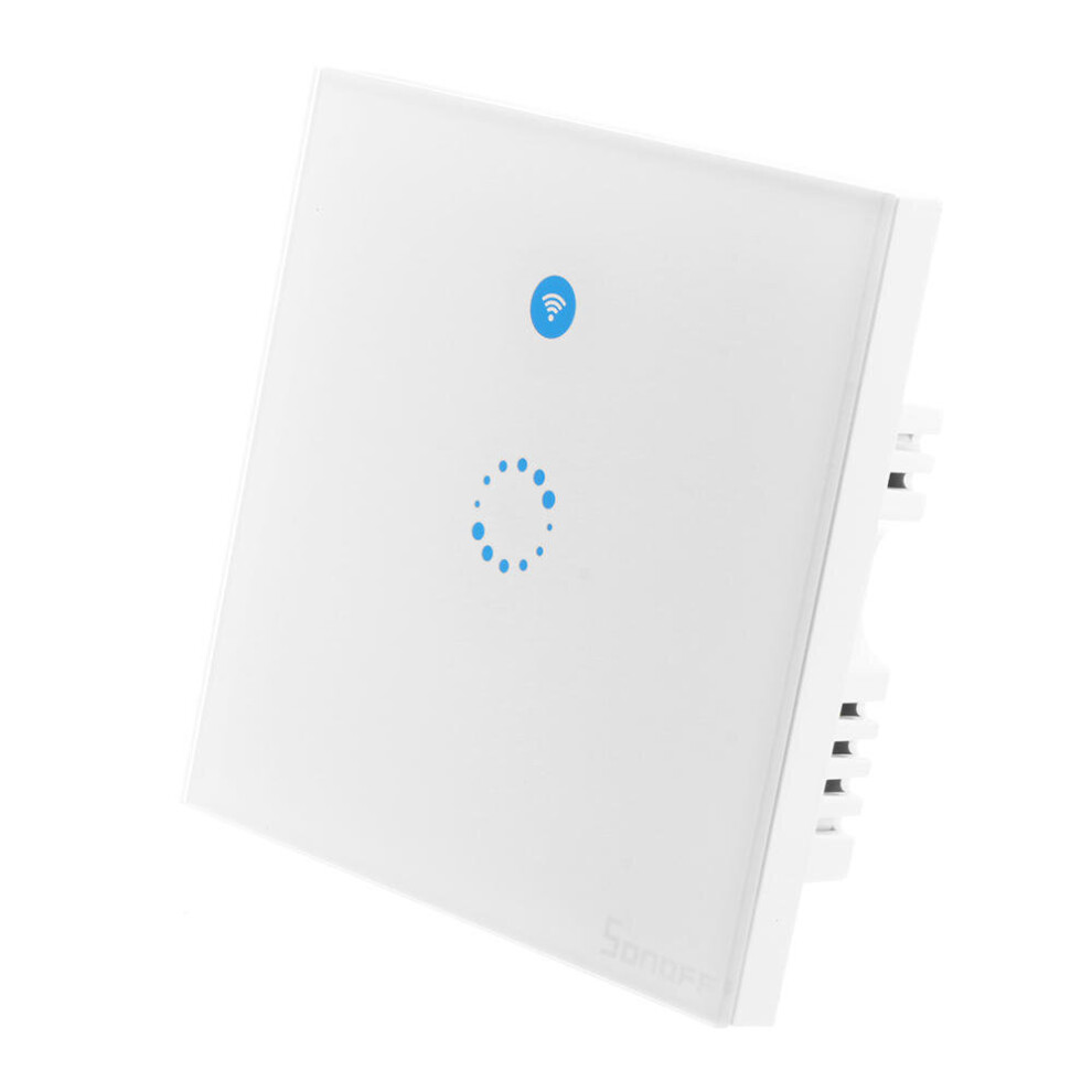T1 Ac 90V-250V 600W Wifi And Rf 86 Type Smart Wall Touch Light Switch Module Works With Amazon Alexa 1Gang 4151093677894