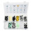 124Pcs Car Door Fender Trim Clip Body Screws Push Type Retainer Car Fastener Clip Kit 1