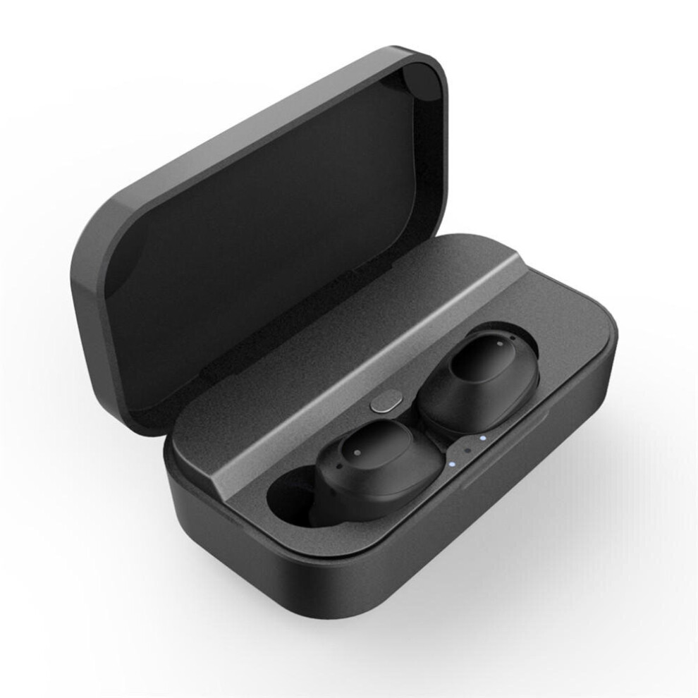 Wireless 368 True Bluetooth 5.0 Twins Stereo In Ear Headset Earphone Earbuds Black 840079129260