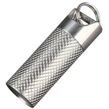 EDC Mini Waterproof Pill Case Titanium Seal Storage Tank Holder Container Outdoor Camping S