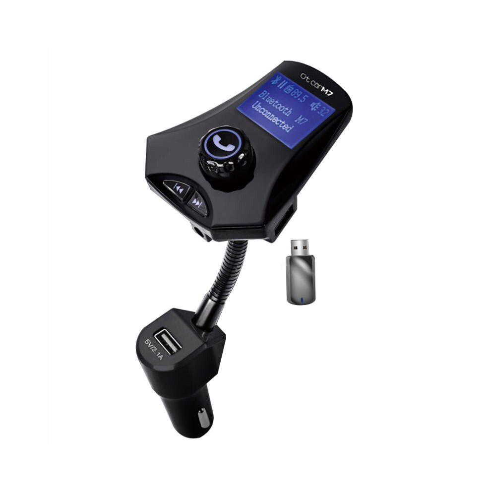 M7 Car Bluetooth Mp3 Fm Transmitter Hands-Free Player Car Charger 5202984951209