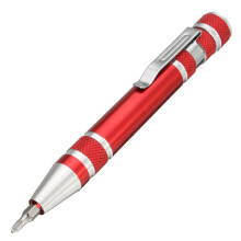 3Pcs 8 in 1 Pen Style Precision Pocket Screwdriver Bit Set Slotted Phillips Screw