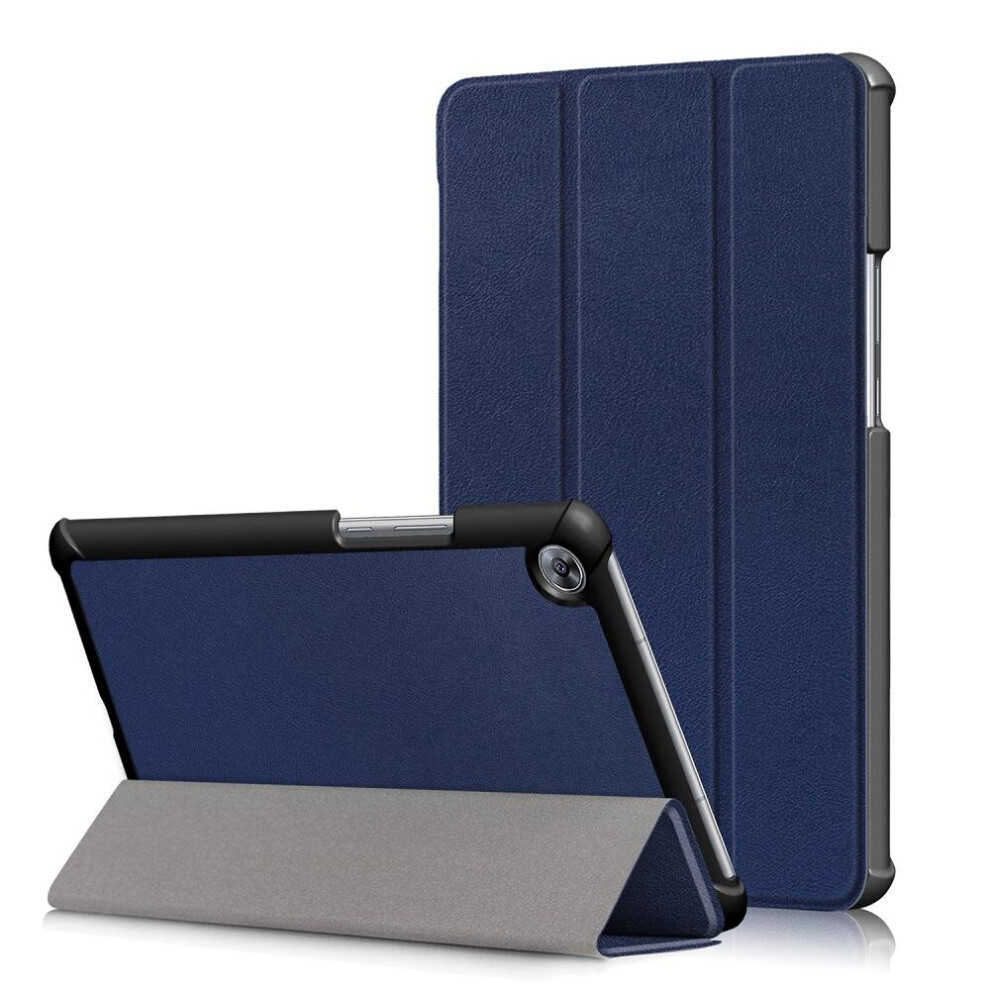 Tri Fold Case Cover For 8.4 Inch Huawei Mediapad M6 Tablet Darkblue 7082497831919