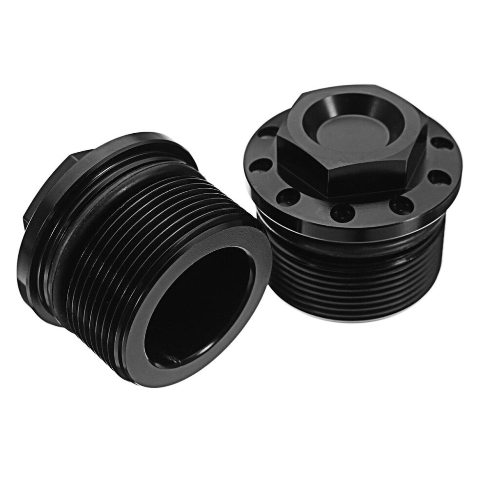 Black Anodized Fork Tube Cap Bolt For Harley Sportster 1200 883 Xl 1987-2016 5202984949718