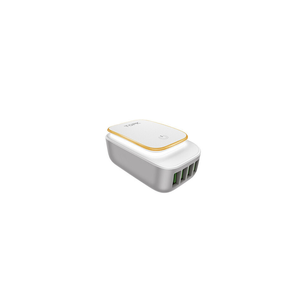 4.4A Qc3.0 22W Led 4 Usb Ports Charger Eu Adapter For Nokia X6 Xiaomi Mi A2 Pocophone F1 Light 6441594707557
