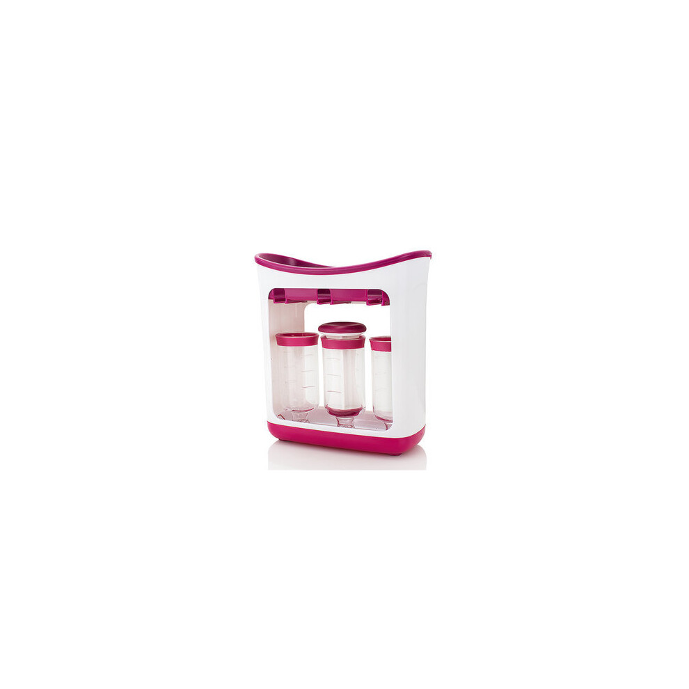 Fresh Squeezer Station Baby Weaning Food Puree Reusable Pouches Maker 01 TYPE