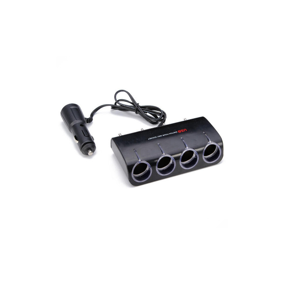 4 Way Car Cigarette Lighter Socket Splitter Charger 120W 5202984956358