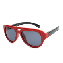 Colorful Polarized Kids Sunglasses Sun Glasses UV400 For 2Y-10Y REDBLACK COLOR