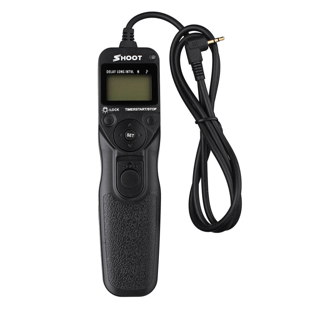 Rs-60E3 Lcd Timer Shutter Release Remote Control For Canon Eos 1300D 1100D 1200D 1000D 100D 350D 500D 550D 650D 700D 750D 4151093605262