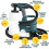 MYLEK MYLEK 700W Electric Paint Sprayer Kit 9
