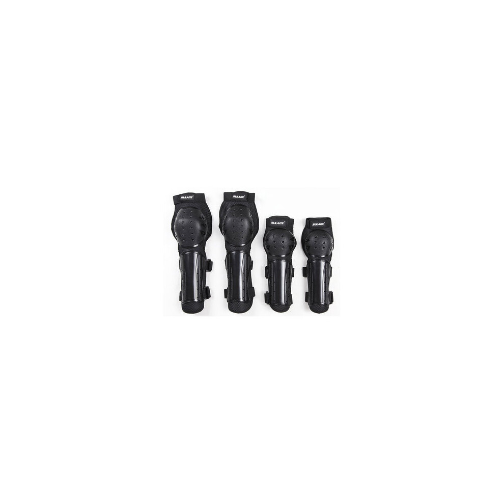 1Set Motorcycle Racing Motocross Knee Protective Pad Protector Gear Guards Black 5202984948032
