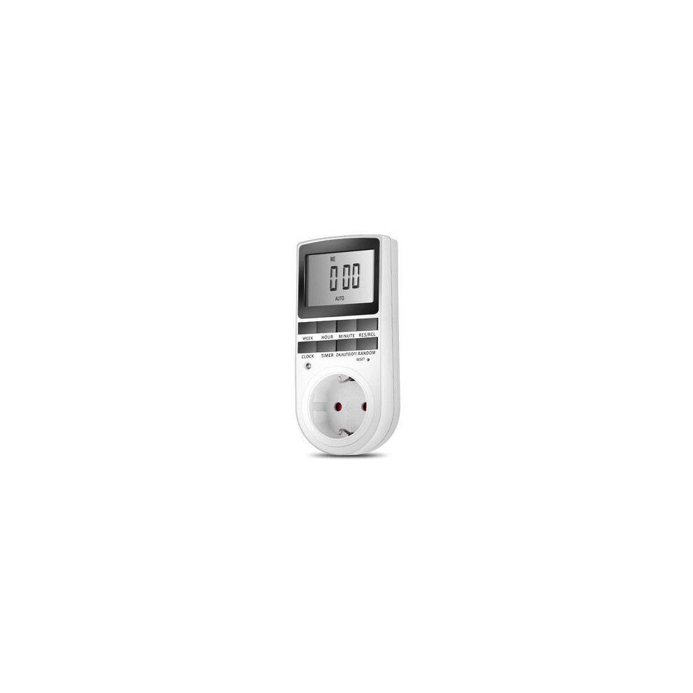 Eu Plug Plug-In Digital Display Weekly Timer For Indoor Appliance 4191026562057