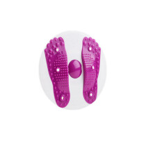 Large Twist Plate Machine Thin Waist Leg Home Gym Fitness Ladies Dance Machine Exercise Tools PURPLE