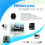 1.2G Wireless Camera Kit Radio AV Receiver With Power Supply 4