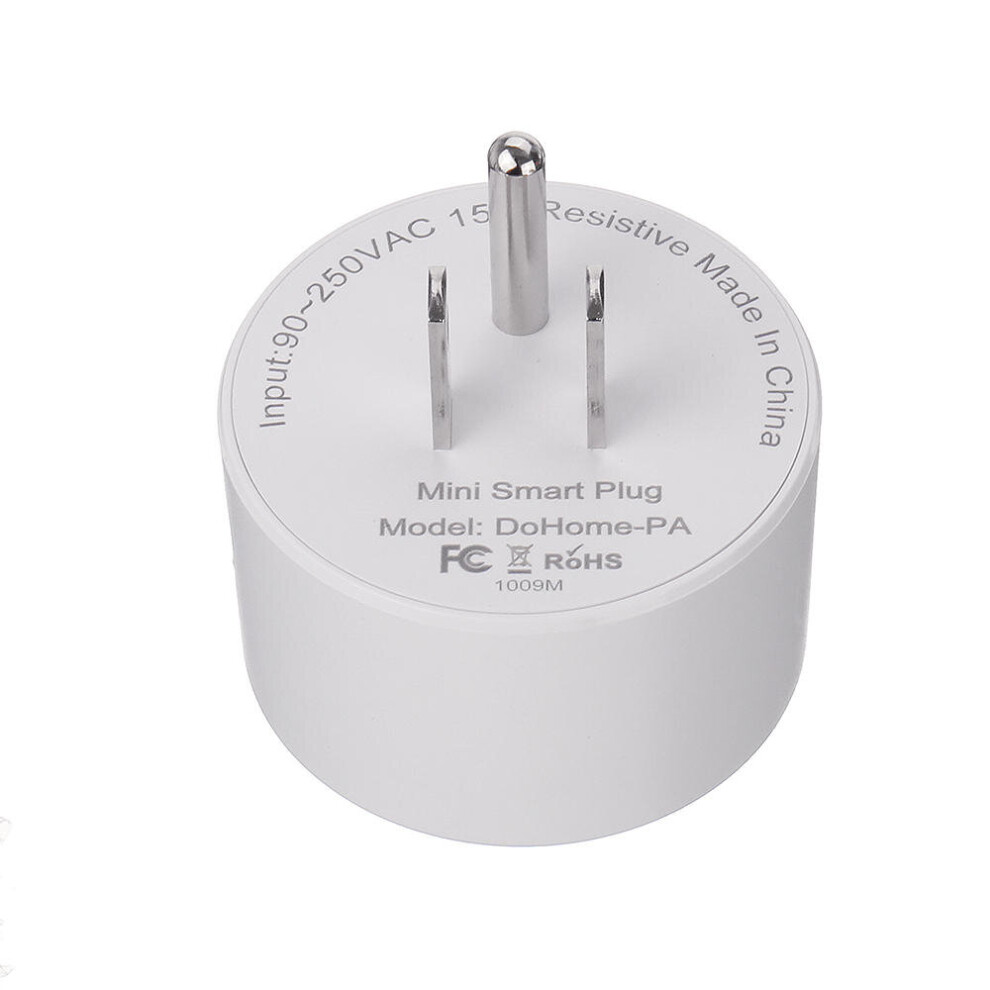 Dohome Eu/Us Wifi Smart Plug Socket Wireless Control Smart Socket Voice Control Works With Homekit Google Assistant Amazon Alexa Us 4151093680108