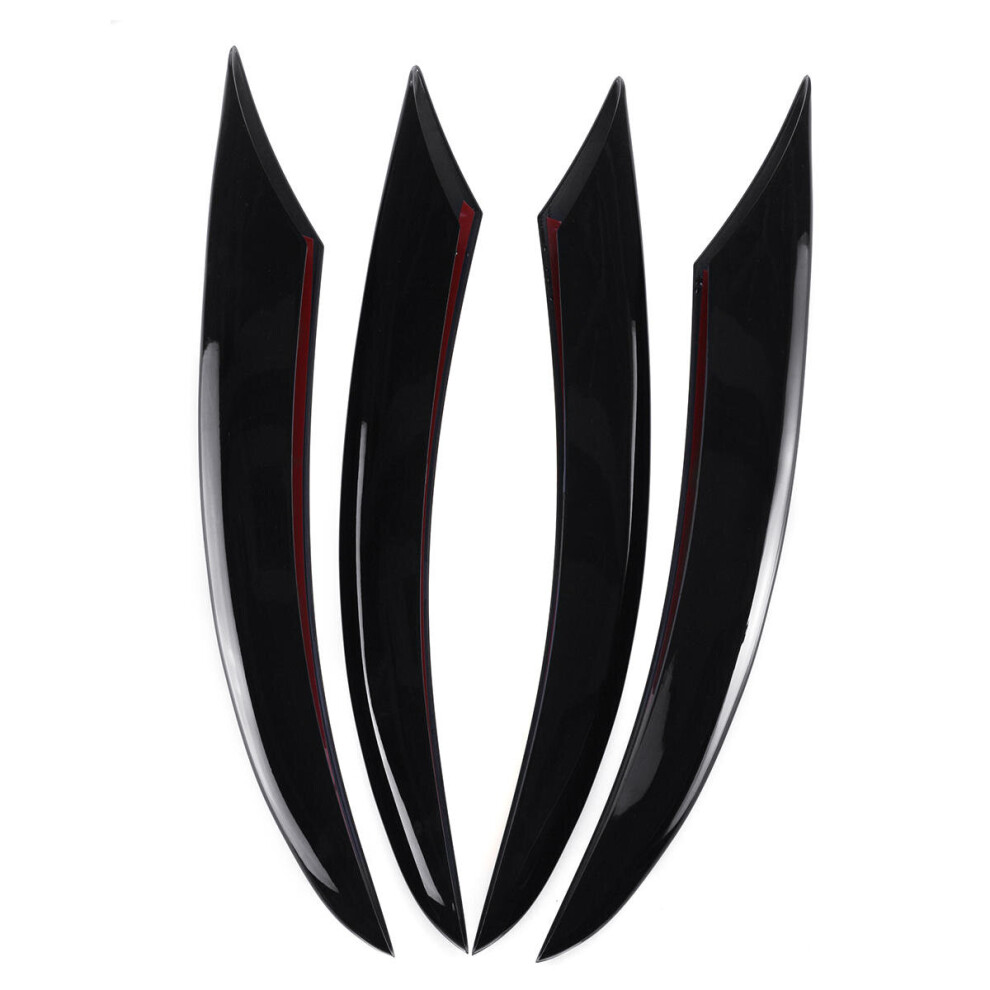 4Pcs Front Bumper Fog Lamp Splitter Canard Air Cover Trim For Mercedes Benz Light 5202984939238