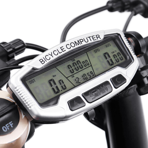 Wireless Waterproof LCD Bicycle Bike Cycling Computer Odometer Speedometer Backlight 2