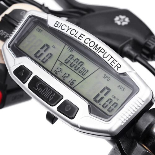 Wireless Waterproof LCD Bicycle Bike Cycling Computer Odometer Speedometer Backlight 1