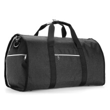 47L Outdoor Portable Travel Luggage Bag Suit Dress Garment Storage Handbag Sports Gym Bag BLACK