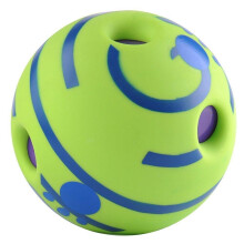 6 Pulgadas Perro Mascota Jugar Bola Entrenamiento Masticar Con Sonido Divertido Juguetes Squeaky Giggle Ball