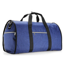 47L Outdoor Portable Travel Luggage Bag Suit Dress Garment Storage Handbag Sports Gym Bag BLUE