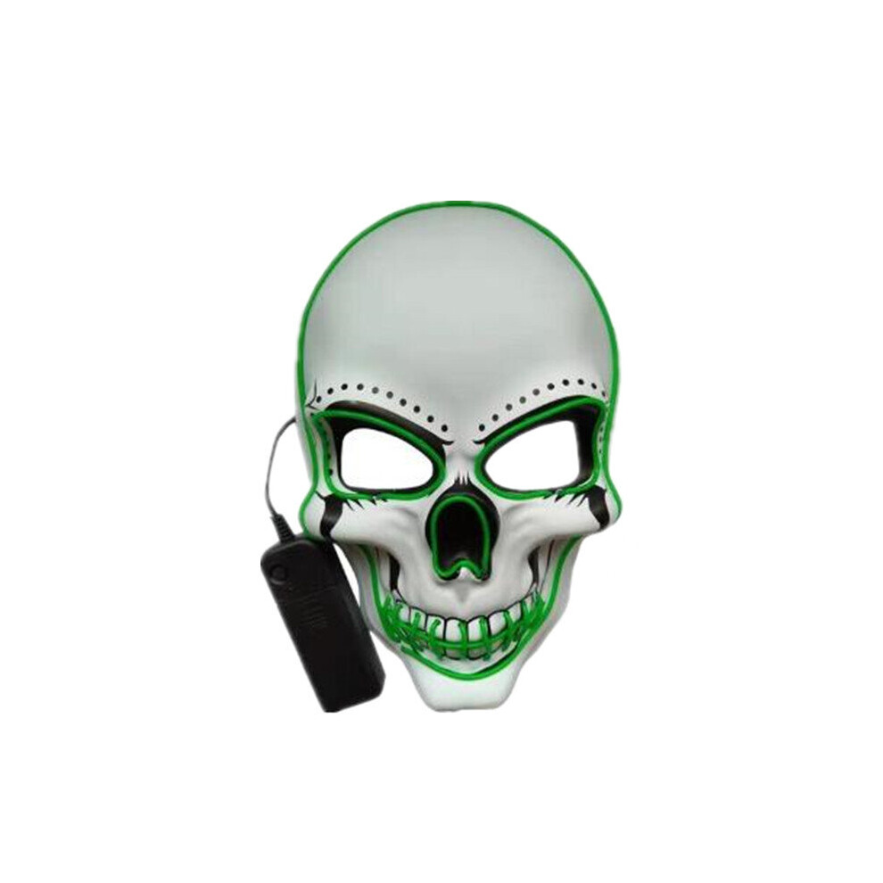 Halloween Mask Cosplay Masks LED Luminous Masks For Halloween Costume Props Glow In Dark GREEN COLOR-image-OPC-P79C8DJ-NEW
